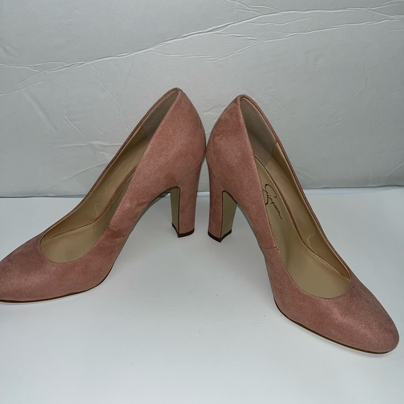 NEW Jessica Simpson Pumps Size 9 Fake Suede - Picture 3 of 5